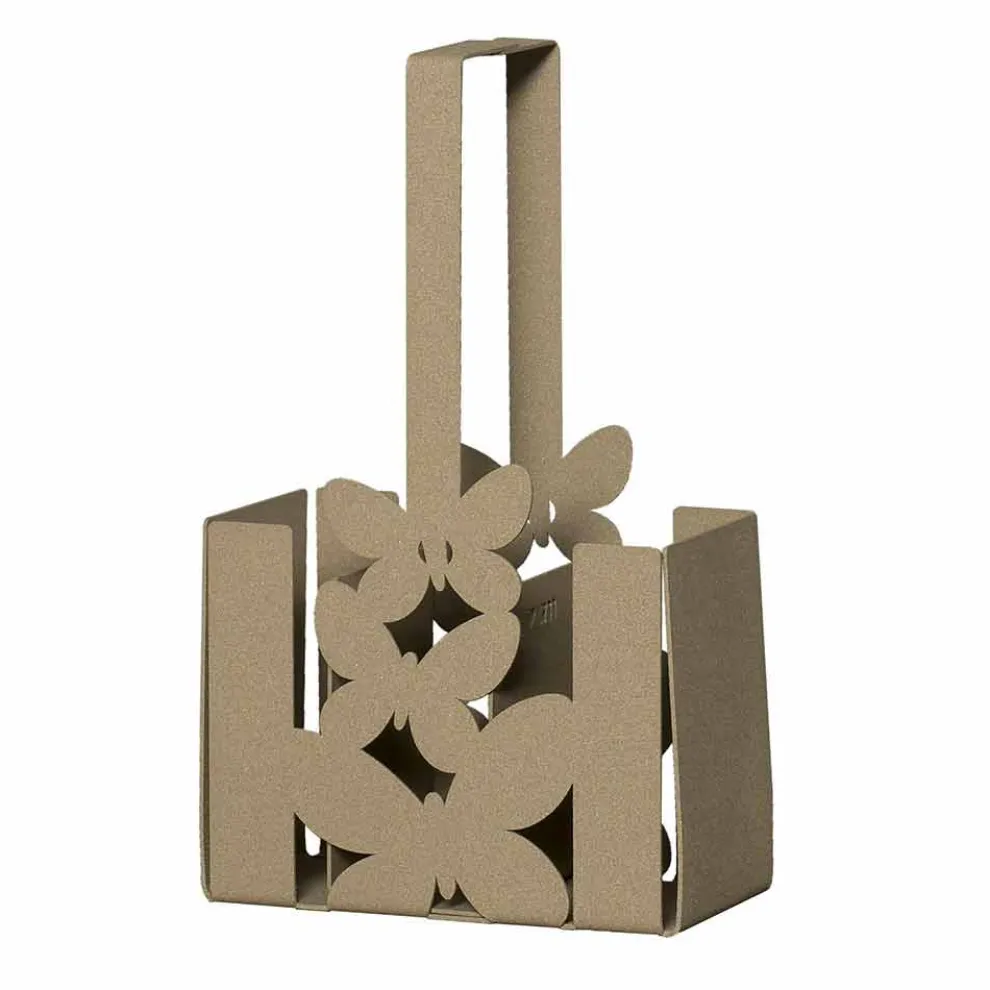 Moderner Tischbesteckhalter aus Eisen, Handarbeit, Made Italy - Laida