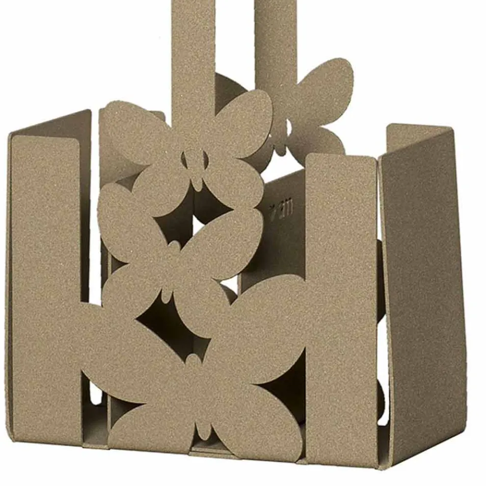 Moderner Tischbesteckhalter aus Eisen, Handarbeit, Made Italy - Laida