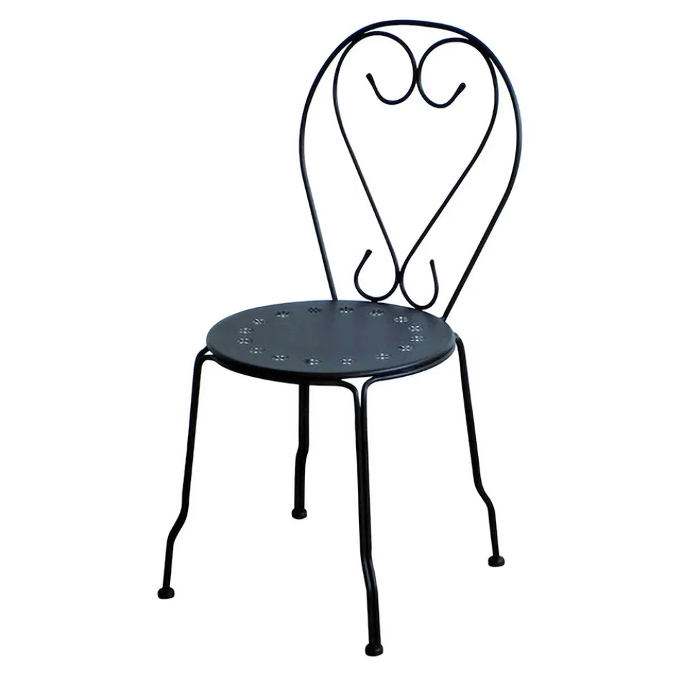 Gartenstuhl ganz aus Metall - Archiv