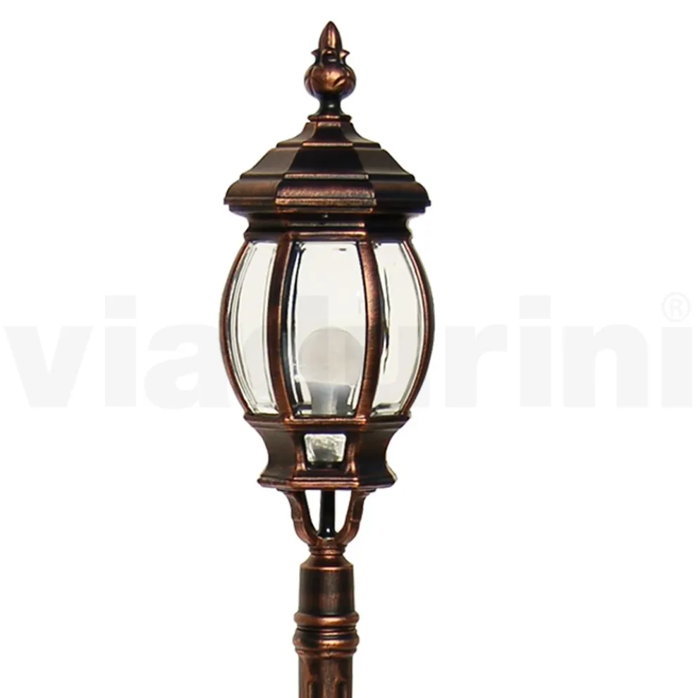 Aluminium-Gartenlampe im Vintage-Stil, hergestellt in Italien – Leona