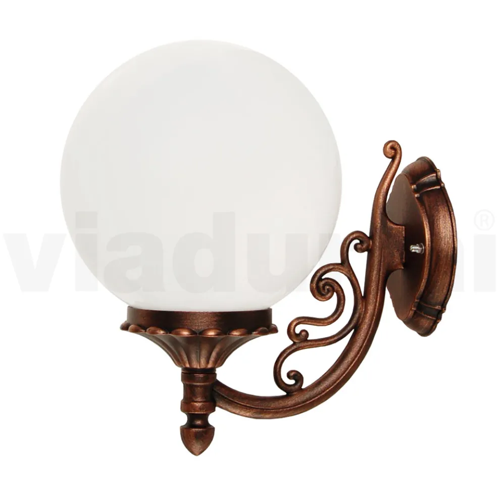 Applikation mit Acrylkugel und Struktur aus Aluminiumdruckguss - Trovanero