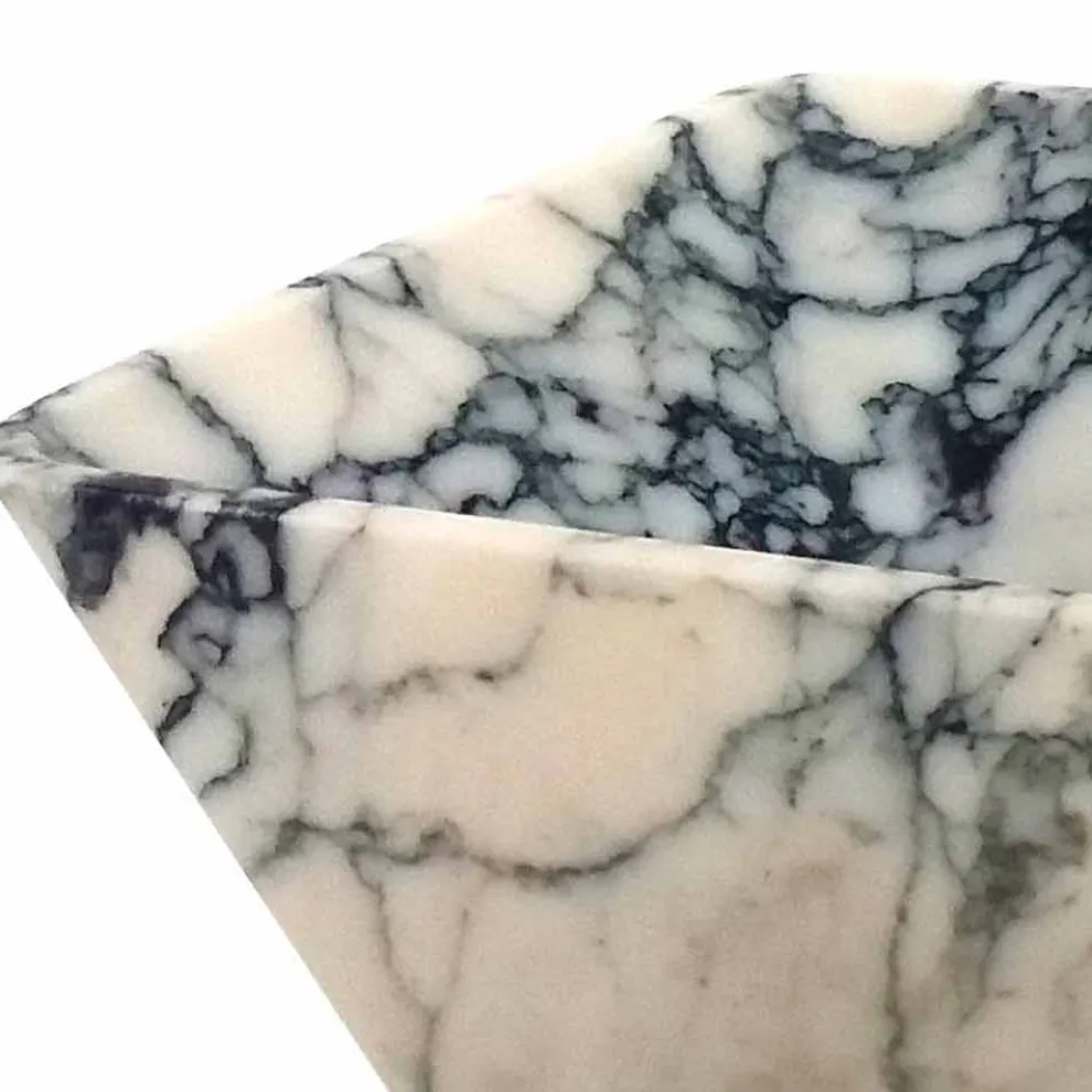 Arbeitsplatte Waschbecken im Paonazzo Marmor Quadrat Design Made in Italy - Karpa