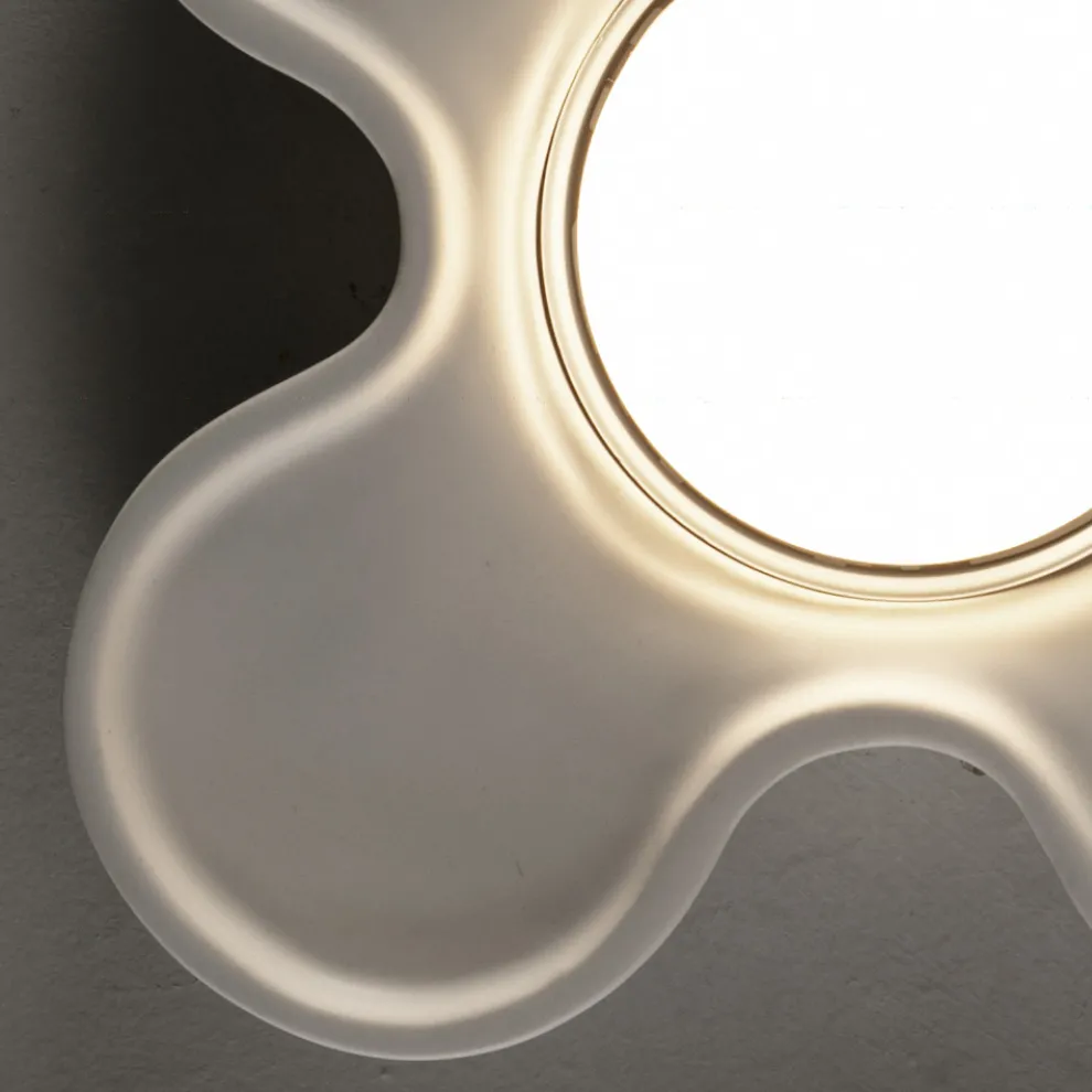 Artisan Deckenleuchte aus Keramik und Aluminium Made in Italy - Toscot Clover