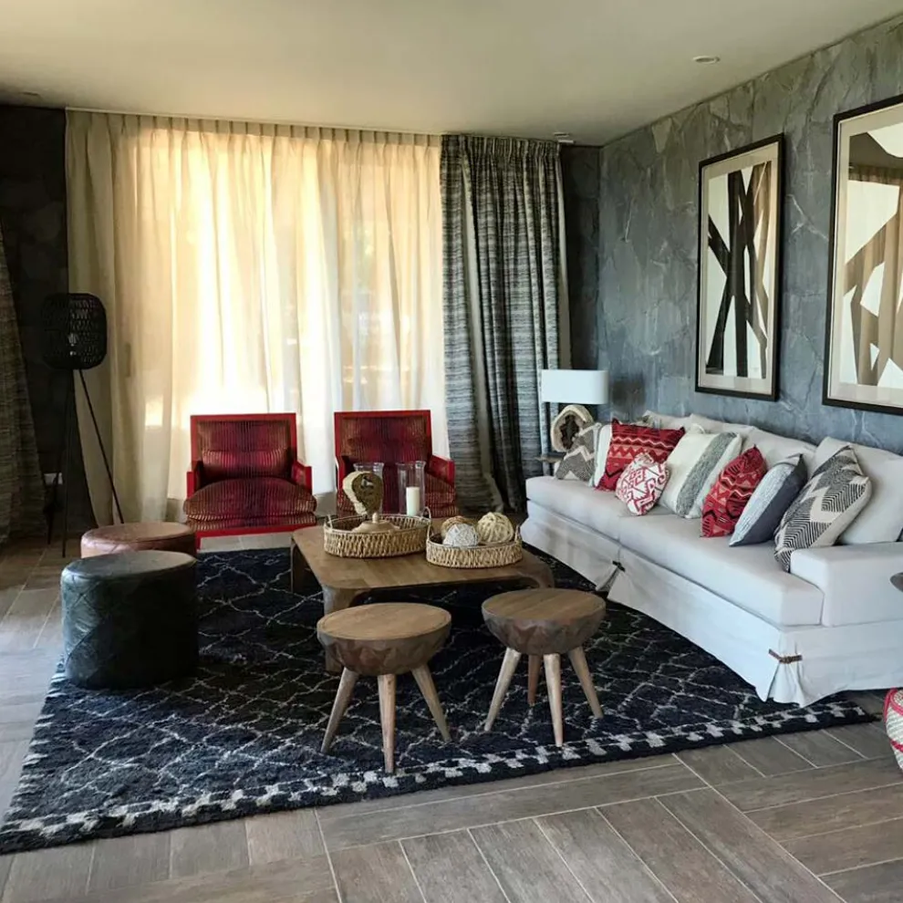 Handgeknüpfter Langflor-Wollteppich in der Türkei - Benedetta