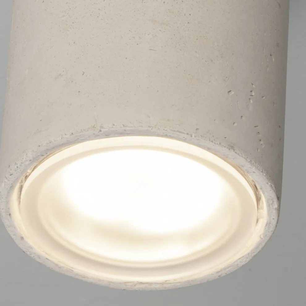 Außen-Deckenlampe aus farbigem Ton, handgefertigt in Italien - Toscot Hans