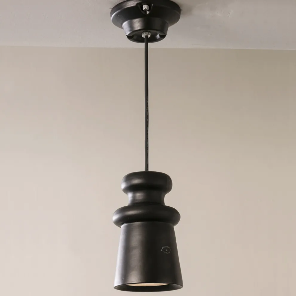 Außenlampe aus Majolika und Metall Made in Italy - Toscot Battersea