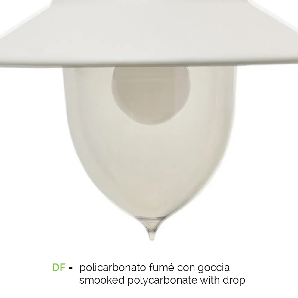 Außenlampe im Vintage-Stil aus Aluminium, hergestellt in Italien – Cassandra