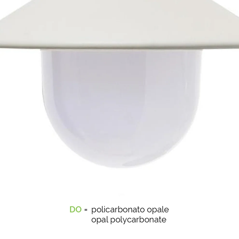 Außenlampe im Vintage-Stil aus Aluminium, hergestellt in Italien – Cassandra