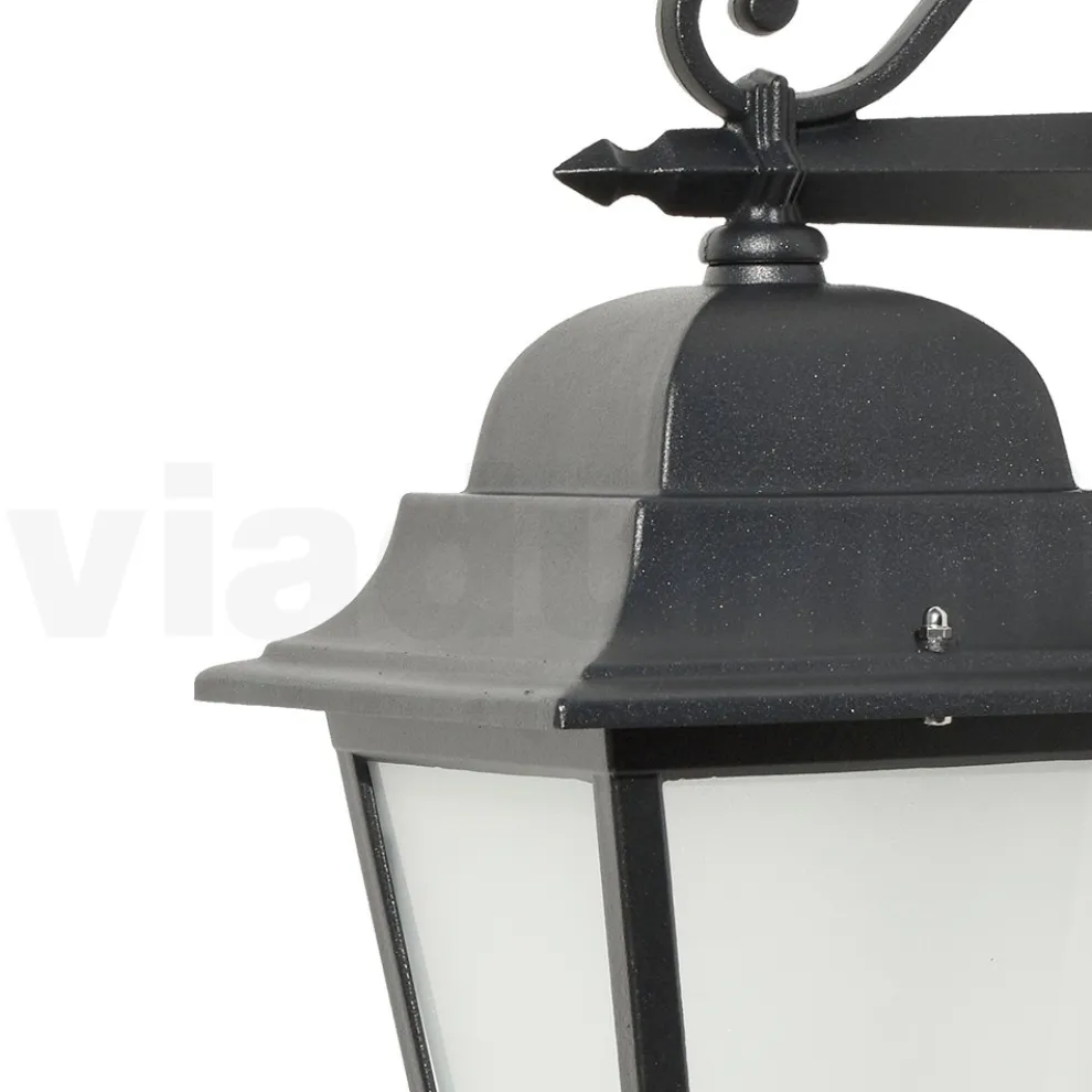 Außenlaterne aus Aluminiumdruckguss und Glasdiffusor - Scintilla