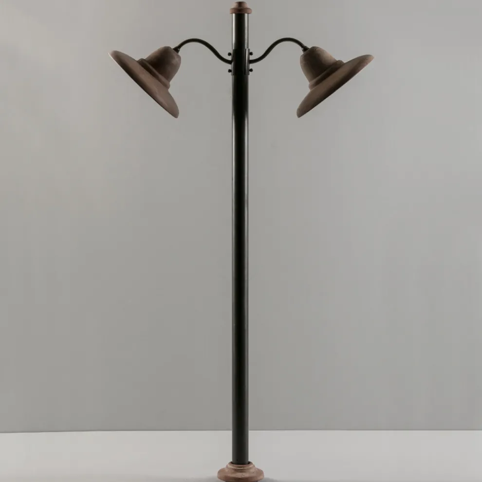 Außenlaterne aus Aluminium und Galestro Made in Italy - Toscot Spoleto