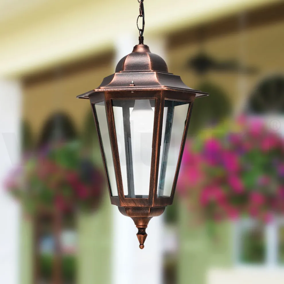 Außenlaterne im Vintage-Stil aus Aluminium, hergestellt in Italien – Janira