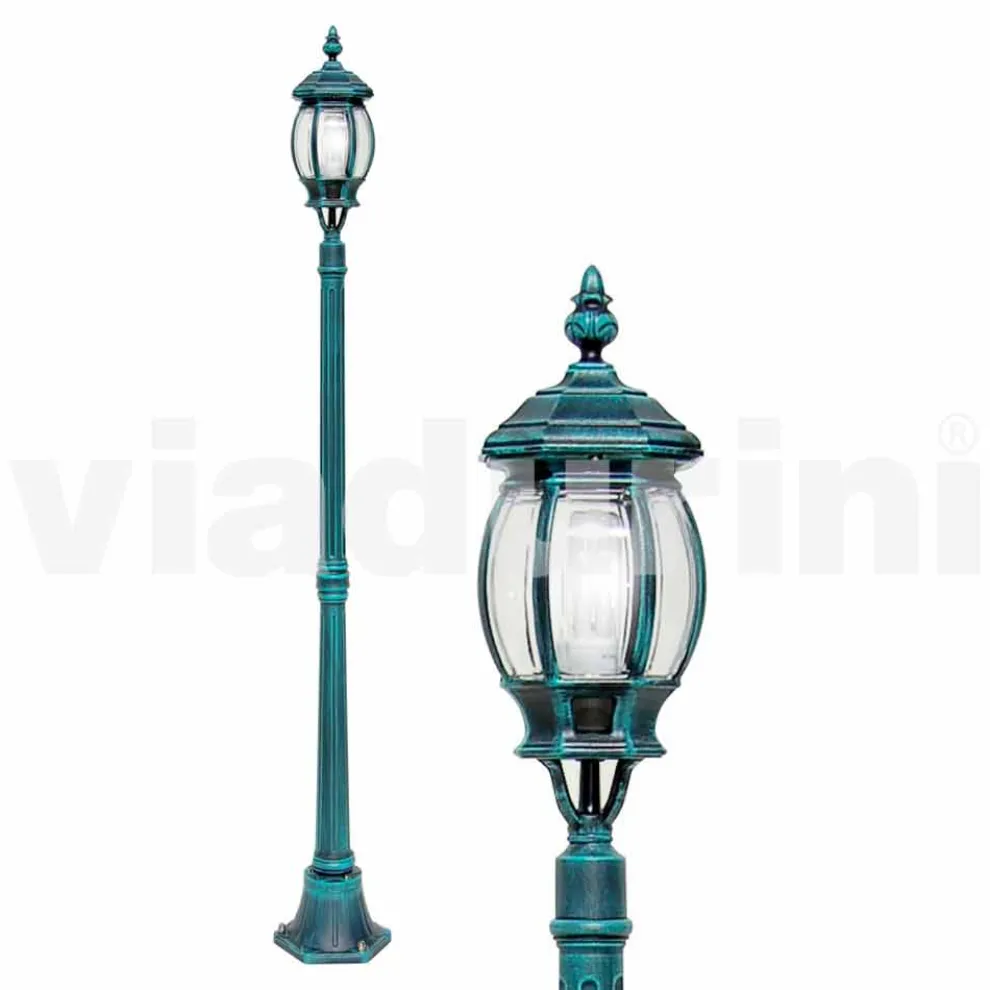 Außenlaternenpfahl aus Aluminiumdruckguss, made in Italy, Anika