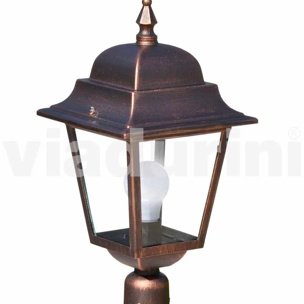 Außenstehleuchte aus Aluminium, hergestellt in Italien, Aquilina