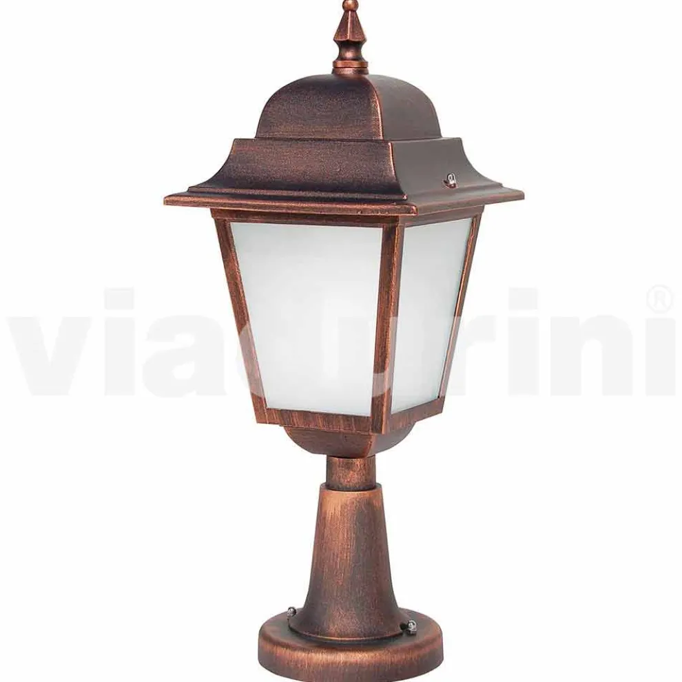 Außenstehleuchte aus Aluminium, hergestellt in Italien, Aquilina