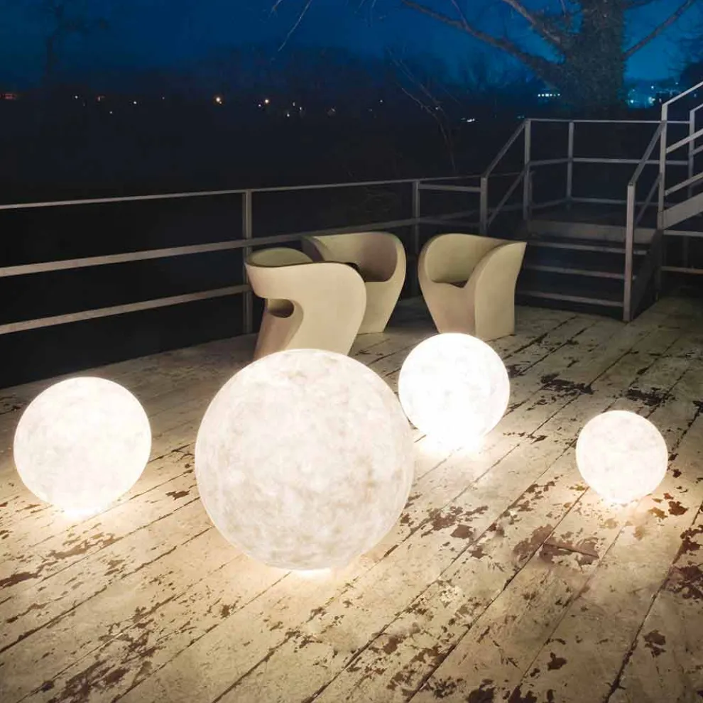 Außenstehleuchte In-es.artdesign Ex.Moon in Nebulite