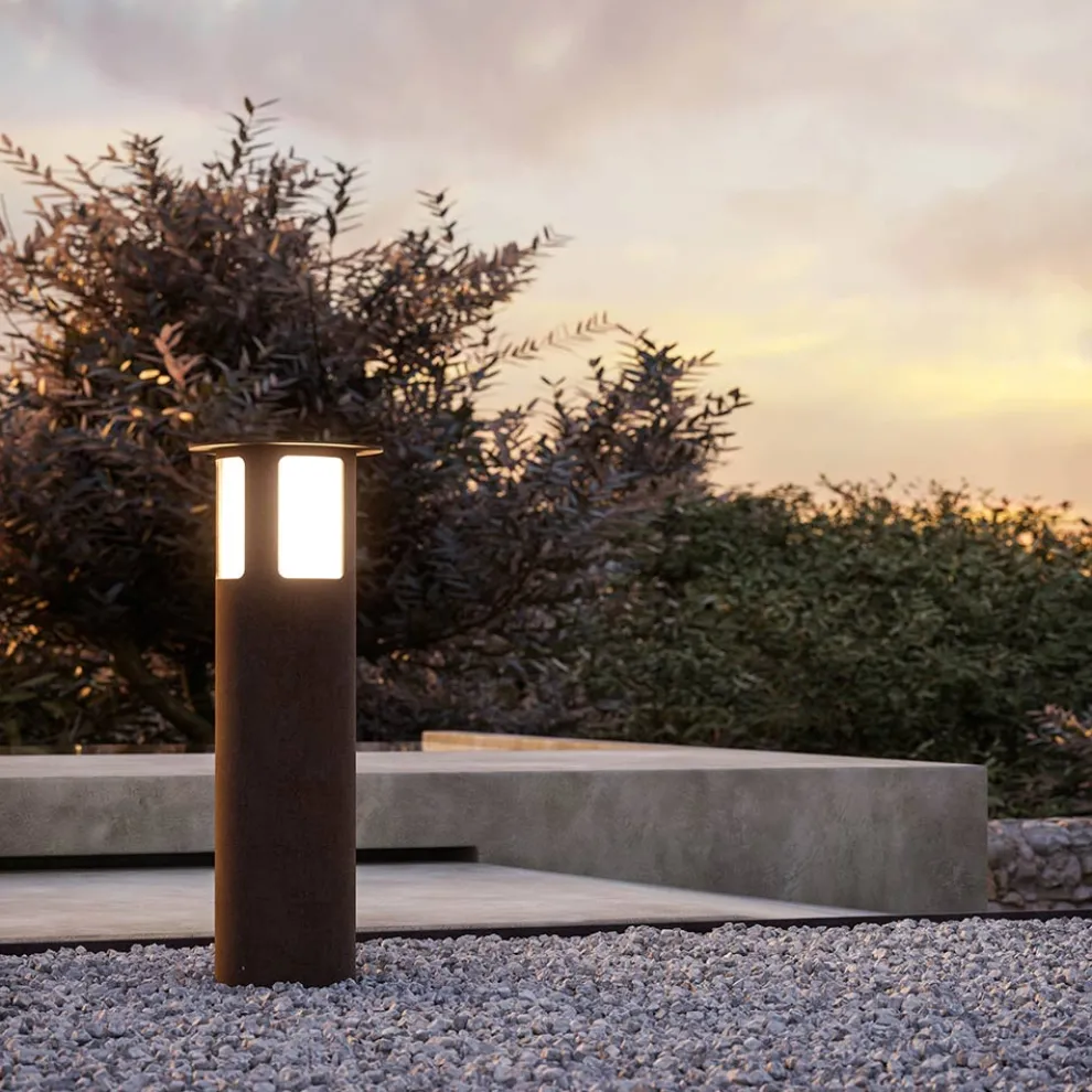 Außenstrahler aus Eisen mit Hut Made in Italy - Porto by Il Fanale