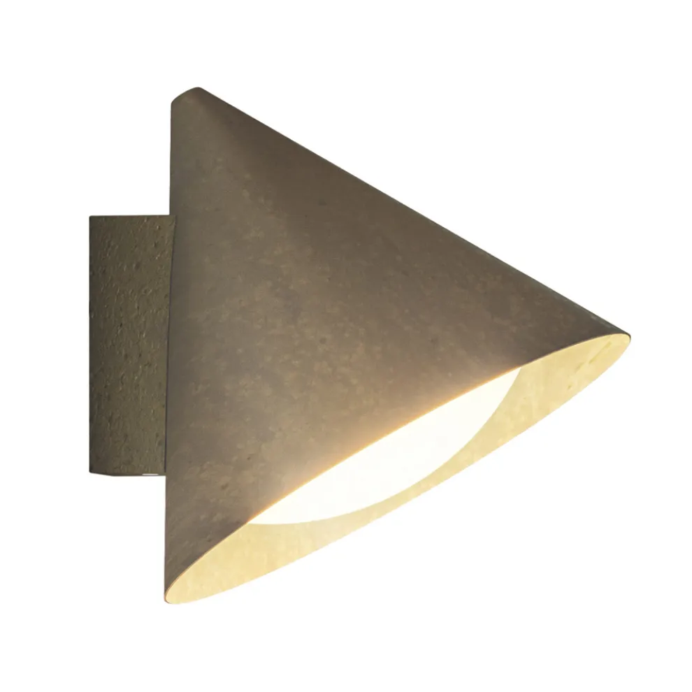 Außenwandleuchte aus Glas und Messing, hergestellt in Italien – Rain