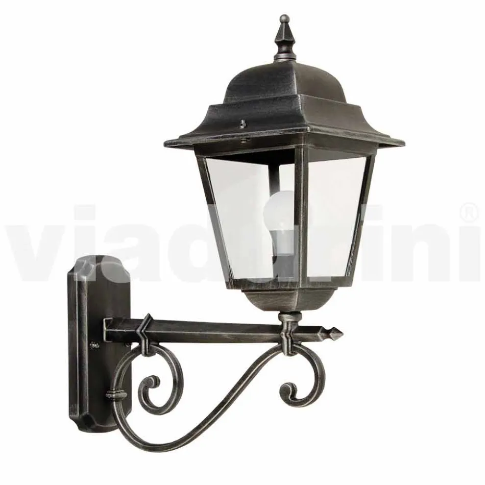 Außenwandleuchte aus Aluminium, hergestellt in Italien, Aquilina