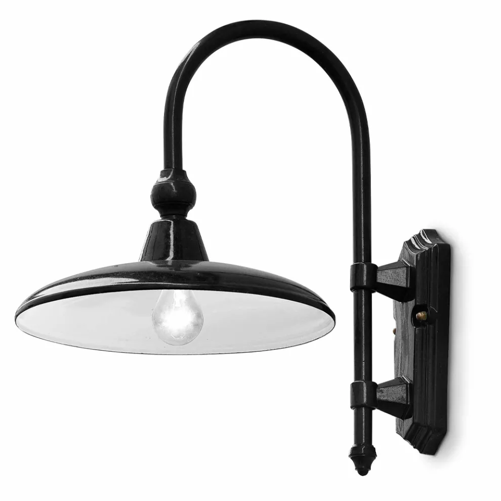 Außenwandleuchte aus Aluminium im klassischen Design Made in Italy - Campobasso