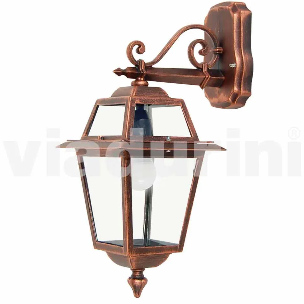 Außenwandleuchte aus Aluminium, made in Italy, Kristel