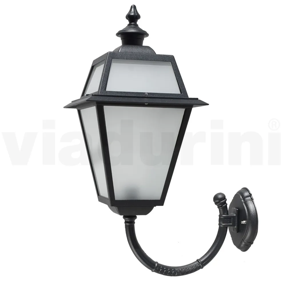 Außenwandleuchte aus Aluminium und Glas, hergestellt in Italien – Vivian