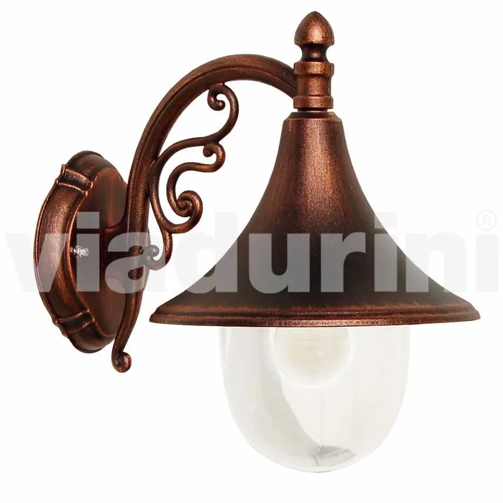 Außenwandleuchte aus Aluminiumdruckguss, made Italy, Anusca