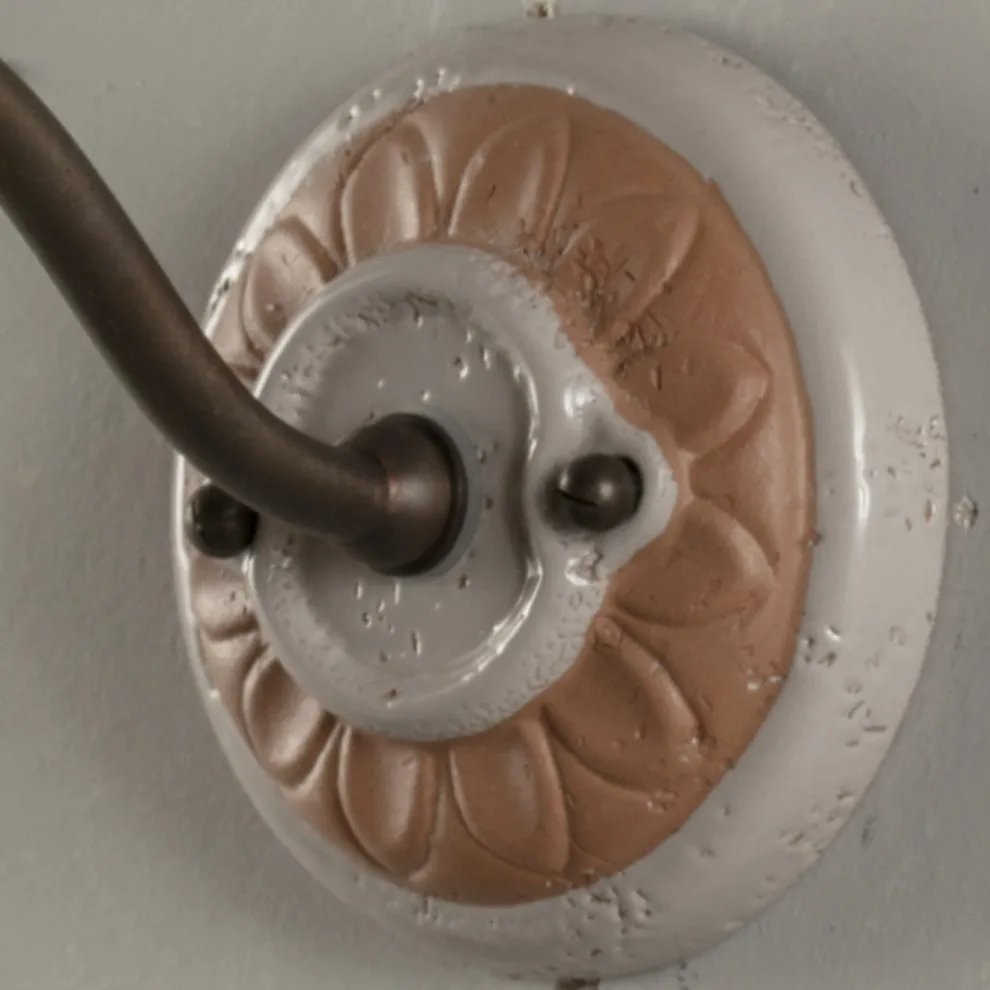 Außenwandleuchte aus Galestro und Metall handgefertigt in Italien - Toscot Spoleto