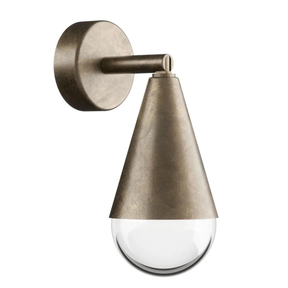 Außenwandleuchte aus Eisen und Glas, hergestellt in Italien – Cloudy