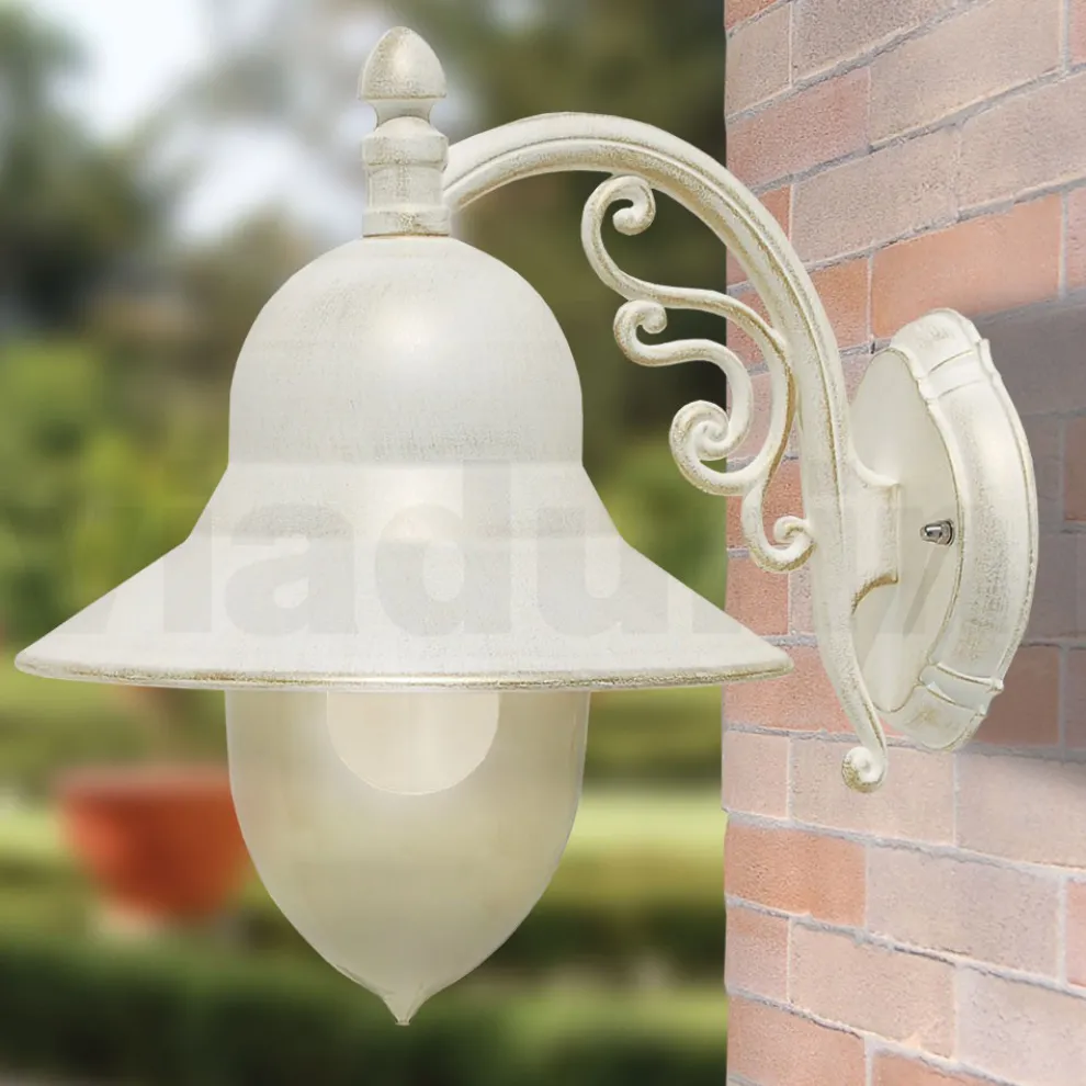 Außenwandleuchte aus Aluminium und Polycarbonat, hergestellt in Italien – Cassandra