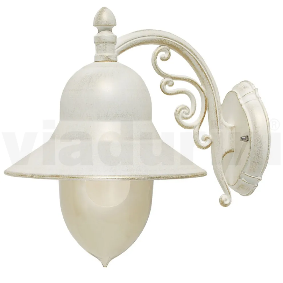 Außenwandleuchte aus Aluminium und Polycarbonat, hergestellt in Italien – Cassandra