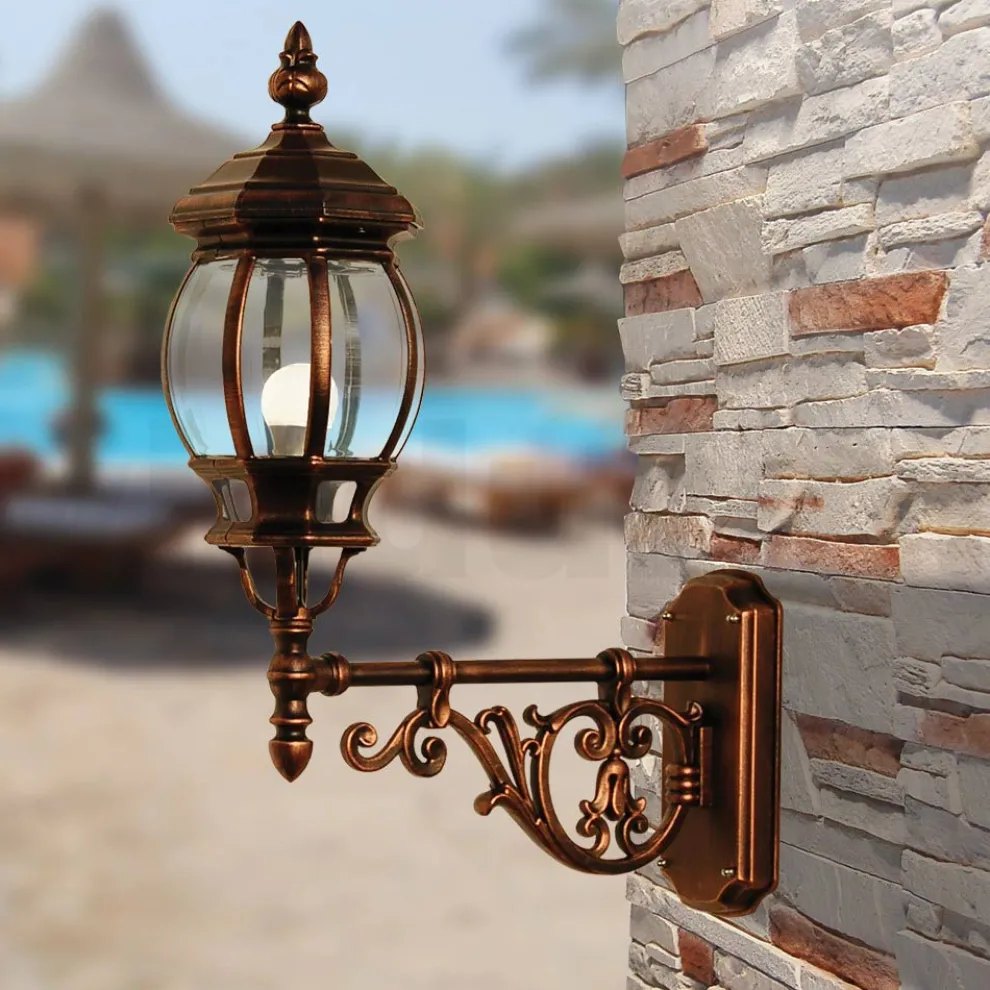 Außenwandleuchte aus Aluminium, hergestellt in Italien – Leona