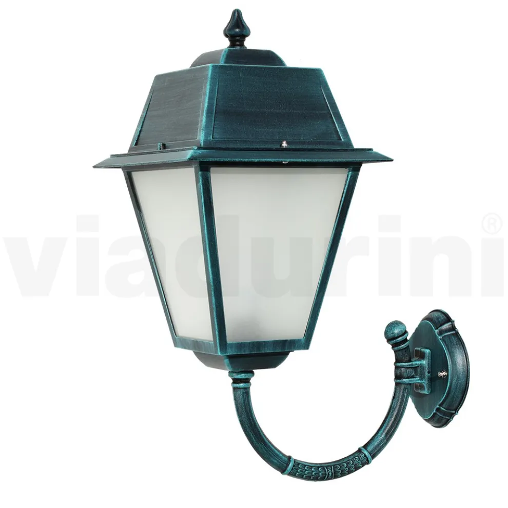 Außenwandleuchte aus Aluminium und Glas, hergestellt in Italien – Doroty