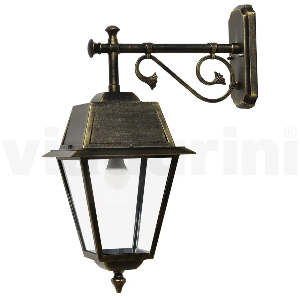 Außenwandleuchte im Vintage-Stil aus Aluminium, hergestellt in Italien – Doroty