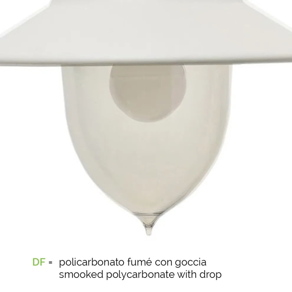 Außenwandleuchte im Vintage-Stil aus Aluminium, hergestellt in Italien – Cassandra