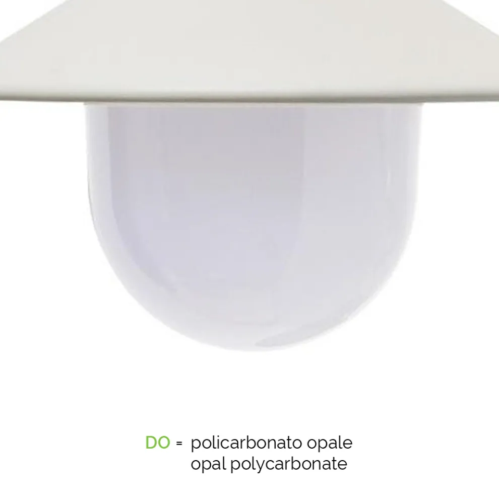 Außenwandleuchte im Vintage-Stil aus Aluminium, hergestellt in Italien – Cassandra