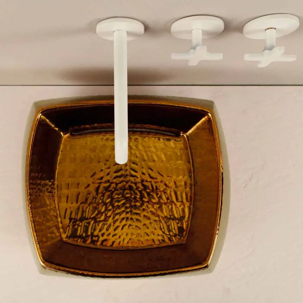 Aufsatzwaschbecken, bronzefarbe, Keramik, modernes Design Laura, Italy