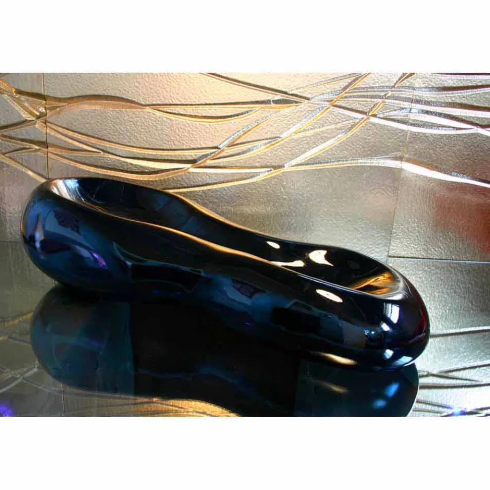 Aufsatzwaschbecken in modernem Design schwarz oder pink Goldline