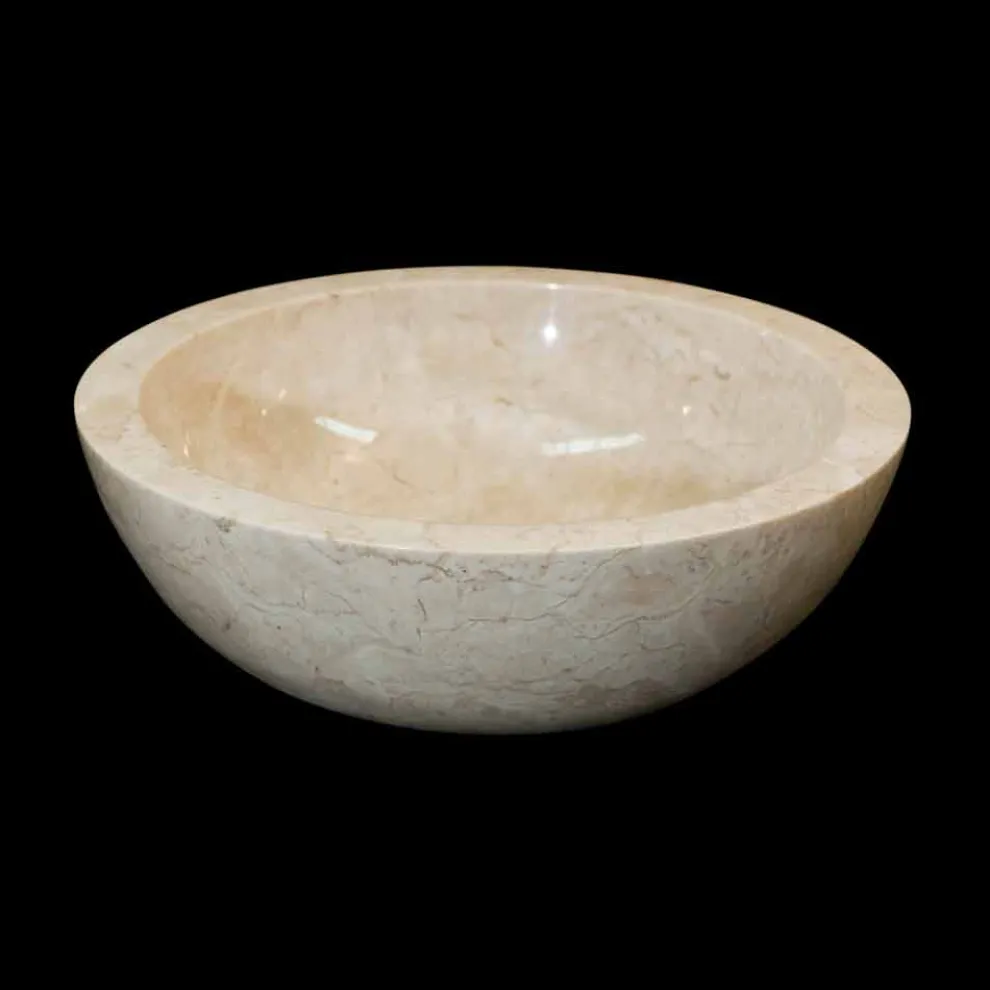 Aufsatzwaschbecken aus Naturstein Levi, Einzelstück