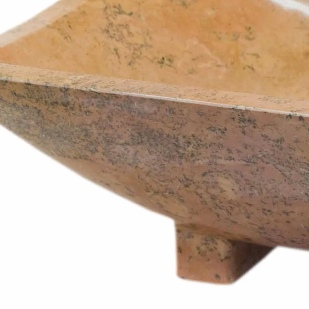 Aufsatzwaschbecken aus Naturstein Iria, 50x30x16 cm