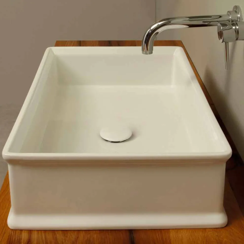 Aufsatzwaschbecken aus Keramik, neoklassisches Design Debora, Italy