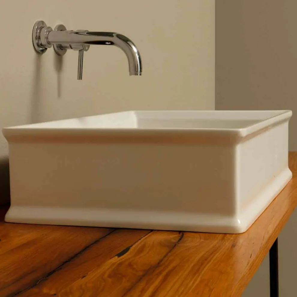 Aufsatzwaschbecken aus Keramik, neoklassisches Design Debora, Italy