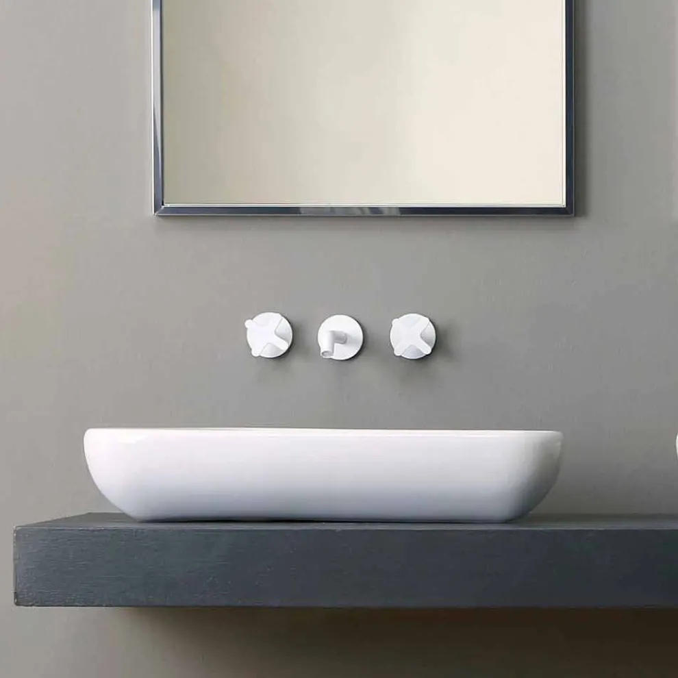 Aufsatzwaschbecken aus Keramik in modernem Design made in Italy Sofia