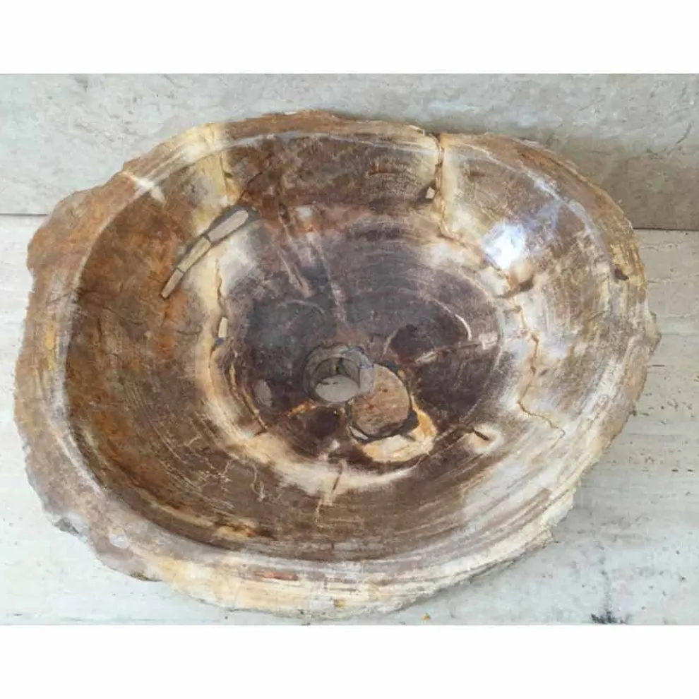 Aufsatzwaschtisch aus verchromtem Holz Star Big, Einzelstück