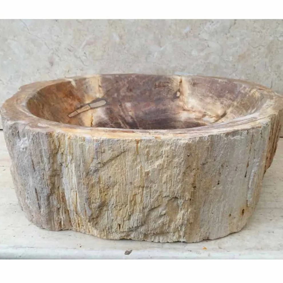 Aufsatzwaschtisch aus verchromtem Holz Star Big, Einzelstück