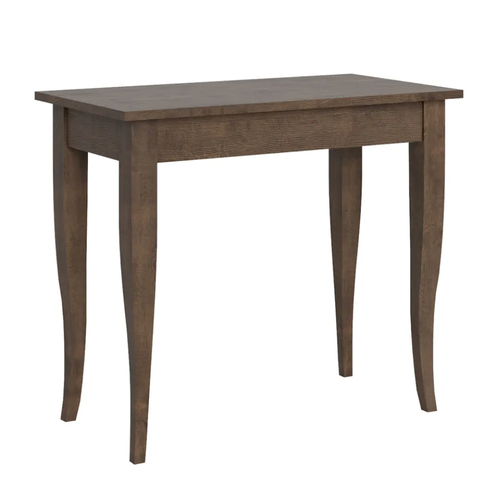 Ausziehbare Konsole mit Nussbaum- oder Weißasche-Finish, hergestellt in Italien – Folletto