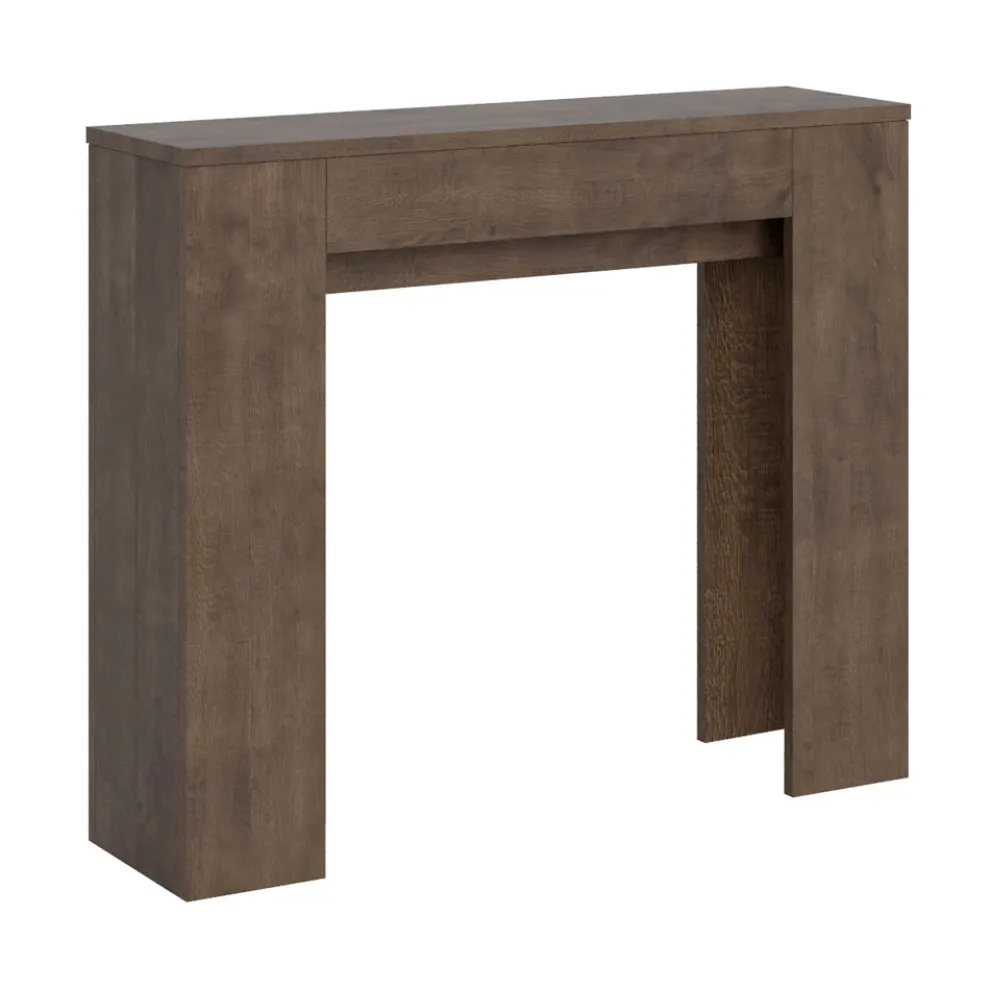 Ausziehbare Konsole auf 181 cm aus Melaminplatten „Made in Italy“ – Drago