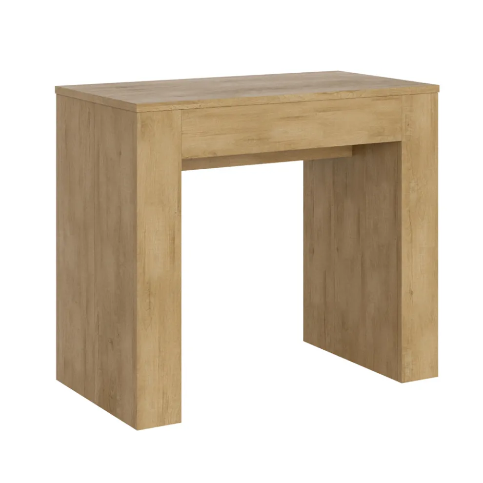 Ausziehbare Konsole auf 307 cm aus Holzmikropartikeln Made in Italy – Corona