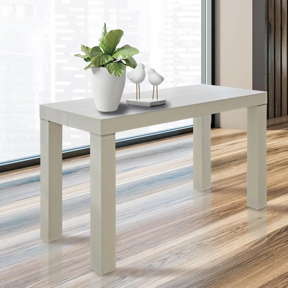 Ausziehbare Konsole aus Eschenholz mit Verlängerungen Made in Italy - Gandalf