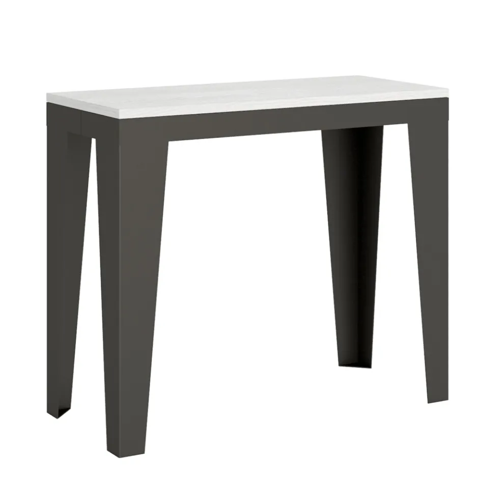 Ausziehbare Konsole bis zu 300 cm aus Mikropartikeln aus Holz, hergestellt in Italien – Flamber