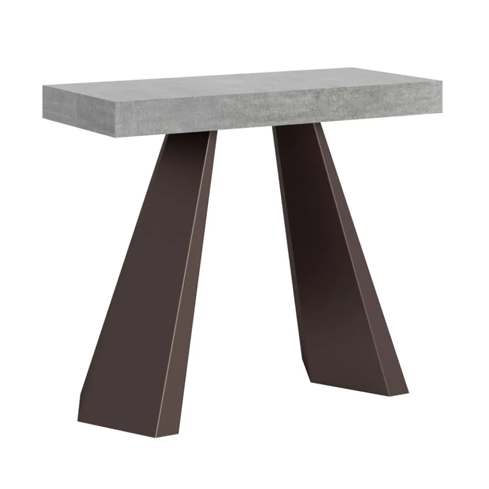 Ausziehbare Konsole auf 300 cm mit Beinen in Bärenoptik, hergestellt in Italien – Destino